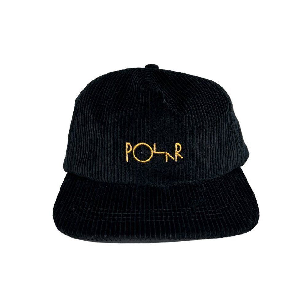 Polar‎ Skate Co. Hat Men's Black Corduroy Retro Vintage Strap Back Cap